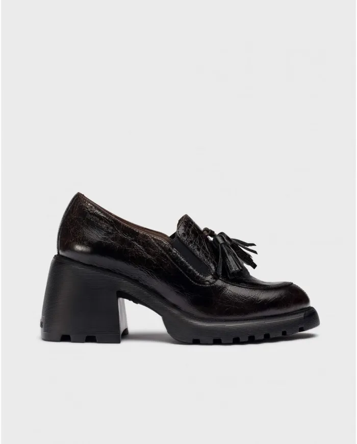 Women Brown ROCOCO Loafers Wonders Loafers