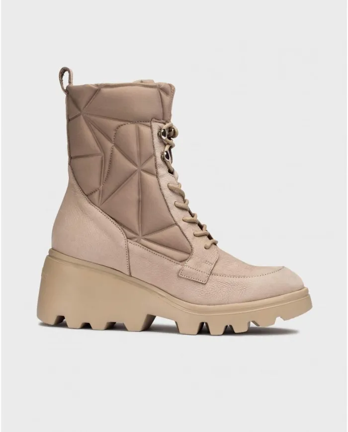 Women Brown SILVER Ankle Boots Wonders Ankle Boots