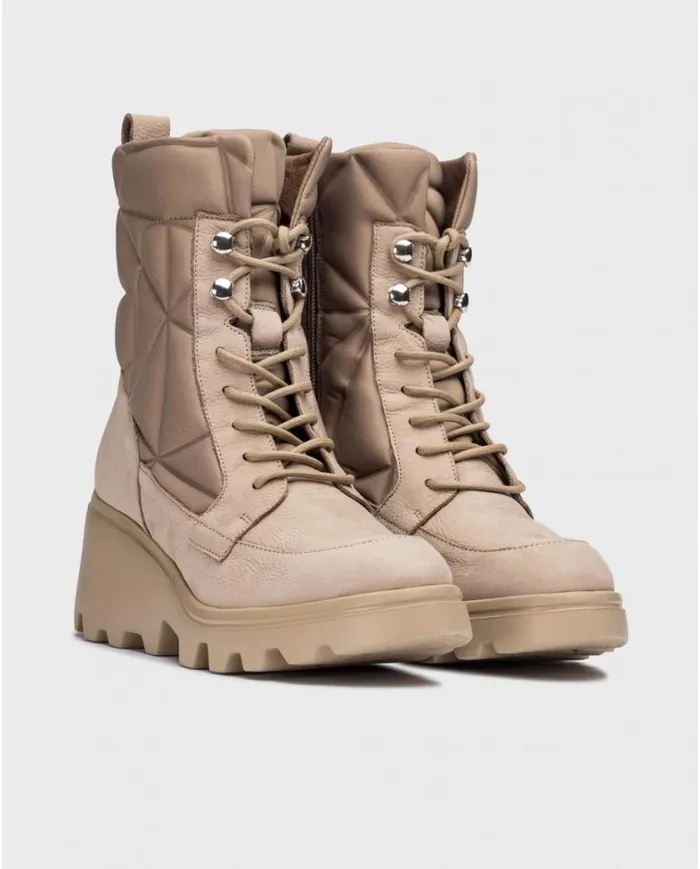 Women Brown SILVER Ankle Boots Wonders Ankle Boots