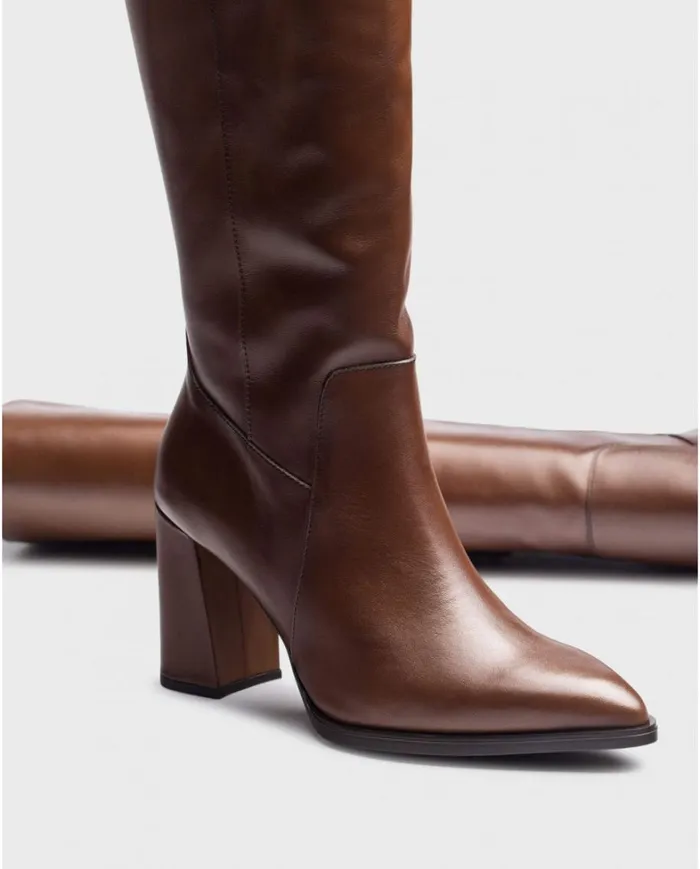 Women Brown SLAY Boots Wonders Boots