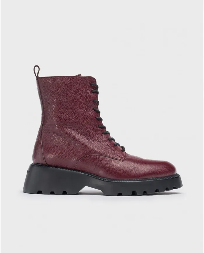 Women Burgundy ATARI Ankle Boot Wonders Ankle Boots