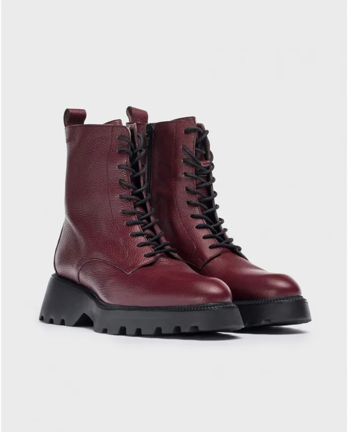 Women Burgundy ATARI Ankle Boot Wonders Ankle Boots