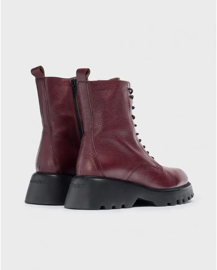 Women Burgundy ATARI Ankle Boot Wonders Ankle Boots