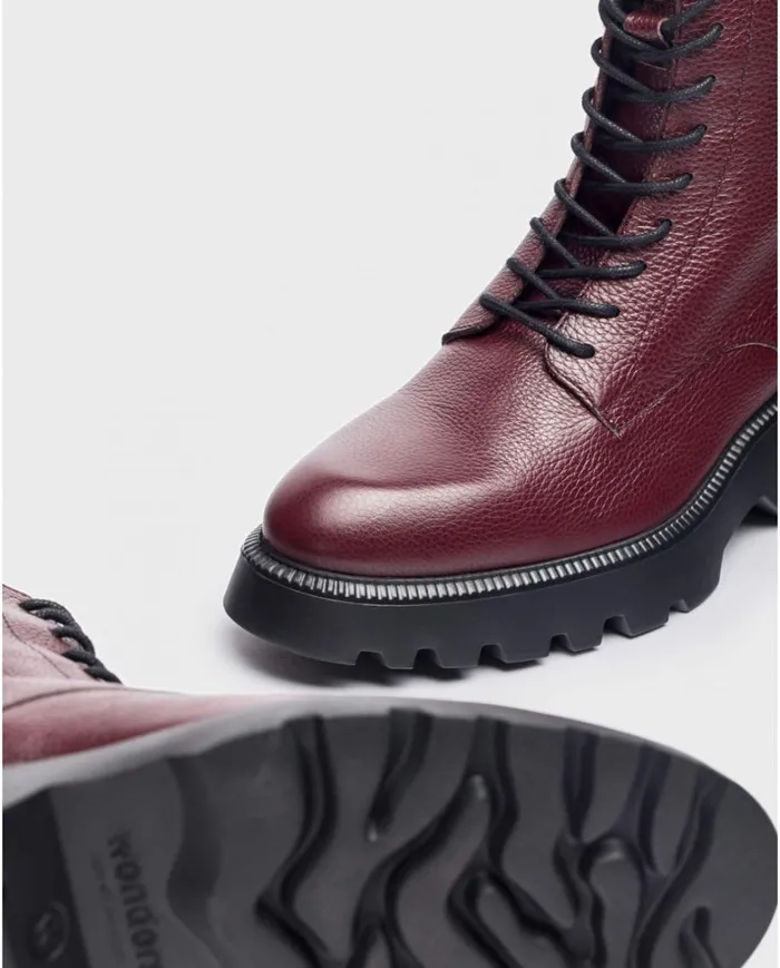 Women Burgundy ATARI Ankle Boot Wonders Ankle Boots