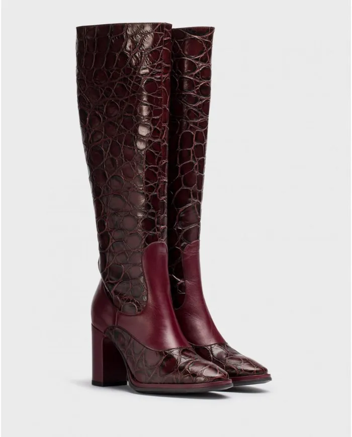 Women Burgundy KATE Boot Wonders Boots