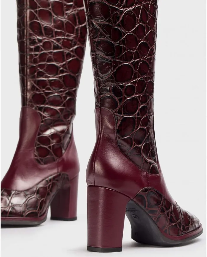 Women Burgundy KATE Boot Wonders Boots