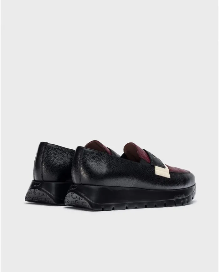Women Burgundy MATERIA Moccasin Wonders Loafers Women Burgundy MATERIA Moccasin Wonders Loafers