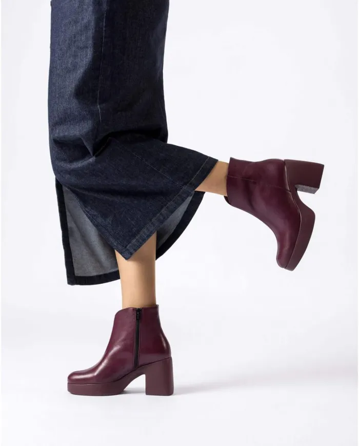 Women Burgundy PAROS Ankle Boot Wonders Ankle Boots Women Burgundy PAROS Ankle Boot Wonders Ankle Boots