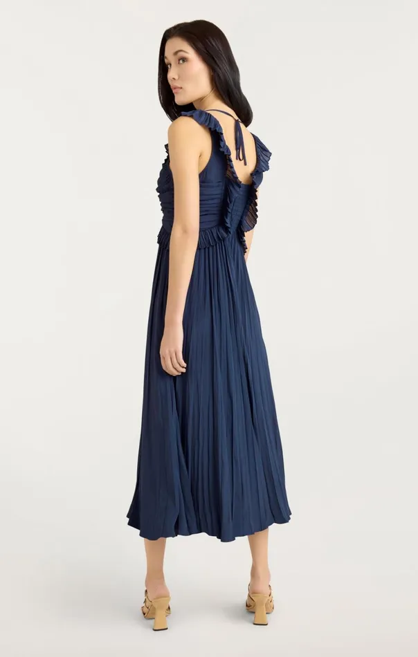 Women Calloway Dress Navy Cinq Sept Midi