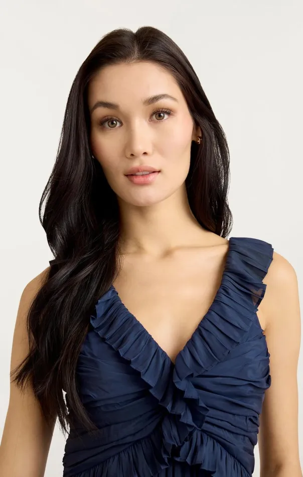 Women Calloway Dress Navy Cinq Sept Midi