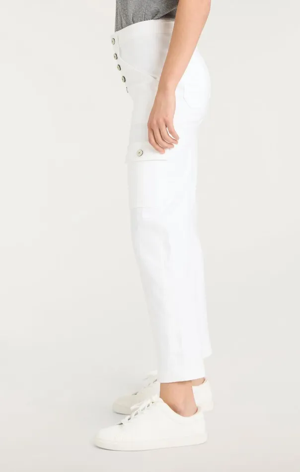 Women Cargo Benji Pant White Cinq Sept Pants