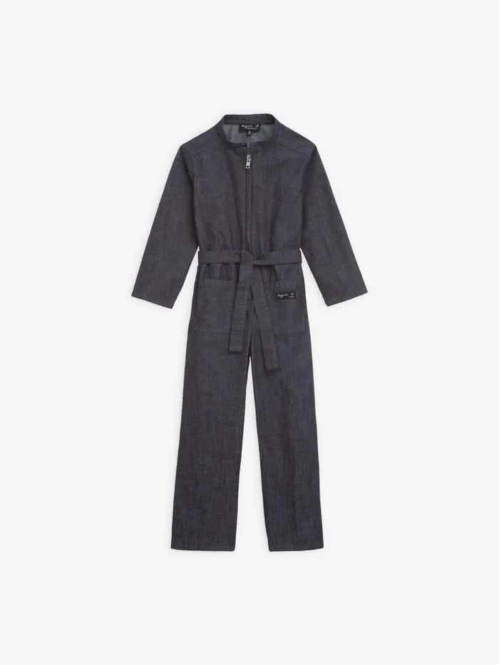 WomenChildren Agns B Jumpsuits Blue Denim 100 Cotton Jumpsuit