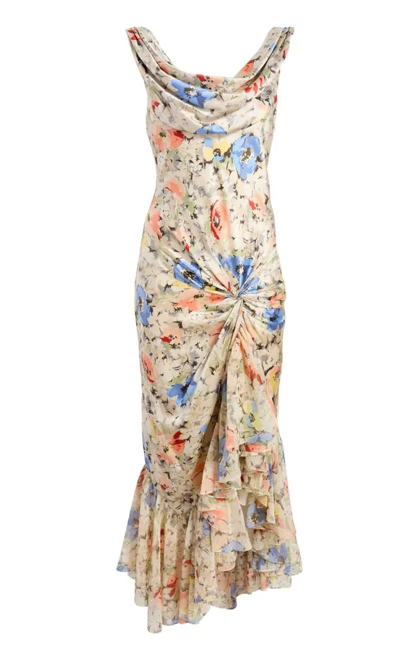 Women Ciara Dress Ivorymulti Cinq Sept Cocktail and Evening