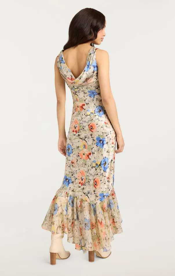 Women Ciara Dress Ivorymulti Cinq Sept Cocktail and Evening