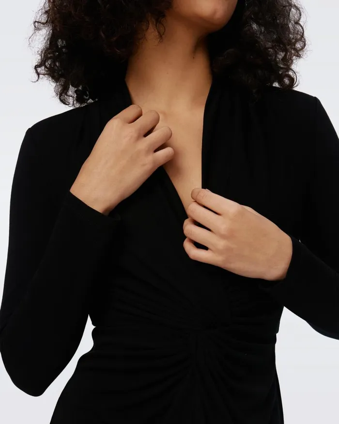 Women Clarissa Top Black DVF Tops
