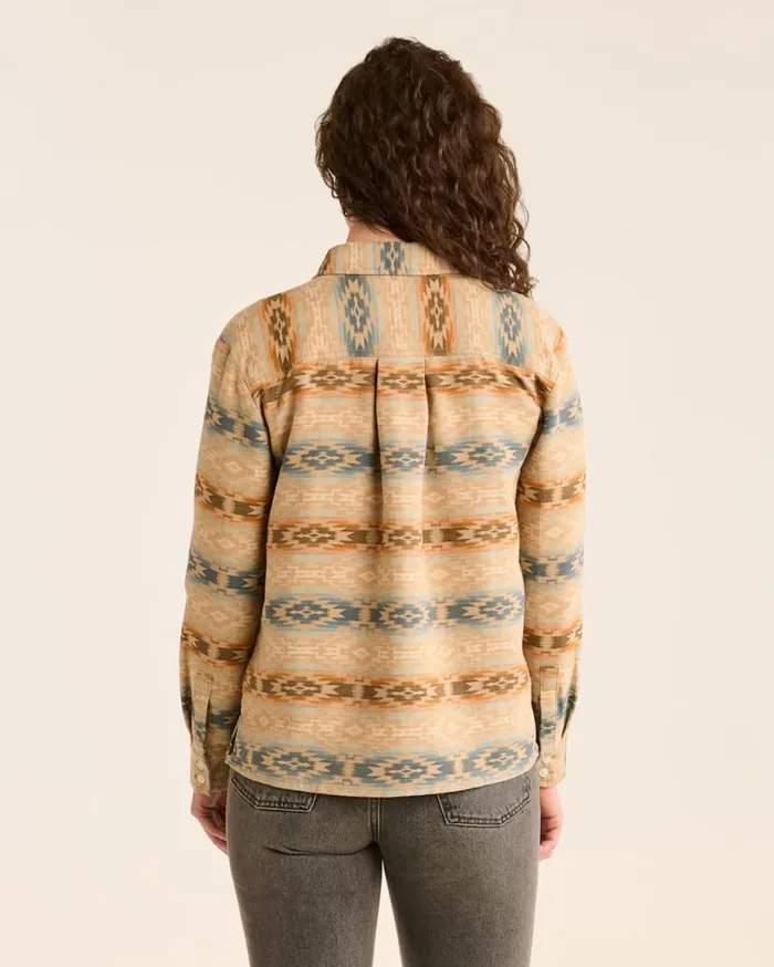 Women COASTLINE OVERSHIRT Tan Multi Mesilla Pendleton Shirts and Blouses