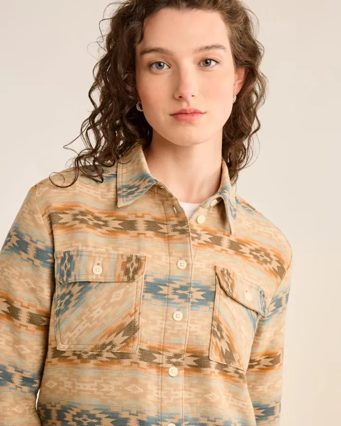 Women COASTLINE OVERSHIRT Tan Multi Mesilla Pendleton Shirts and Blouses