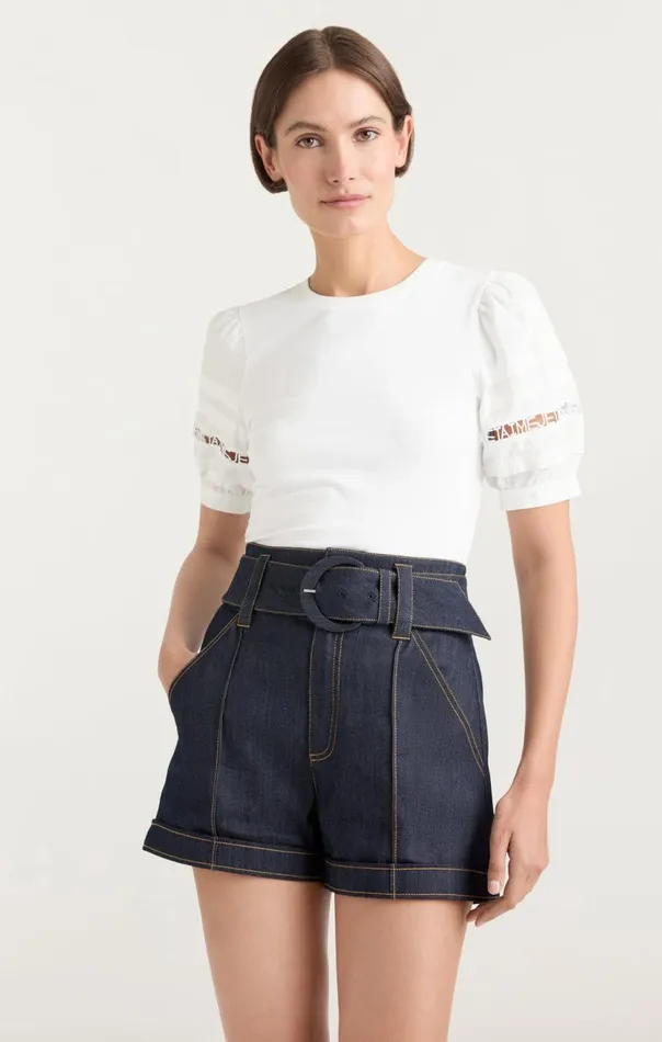 Women Corianna Top White Cinq Sept Tees