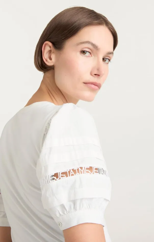 Women Corianna Top White Cinq Sept Tees
