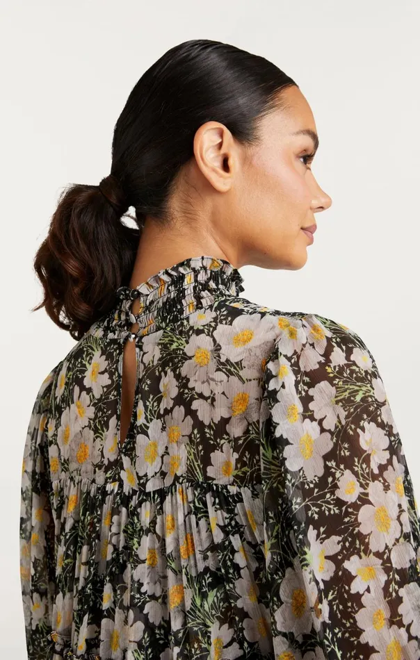 Women Cosmo Flowers Olive Dress Blacklondonfog Cinq Sept Mini