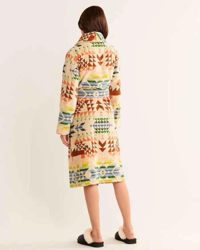 Women COTTON TERRY VELOUR ROBE Opal Springs Multi Pendleton Bathrobes and Pajamas