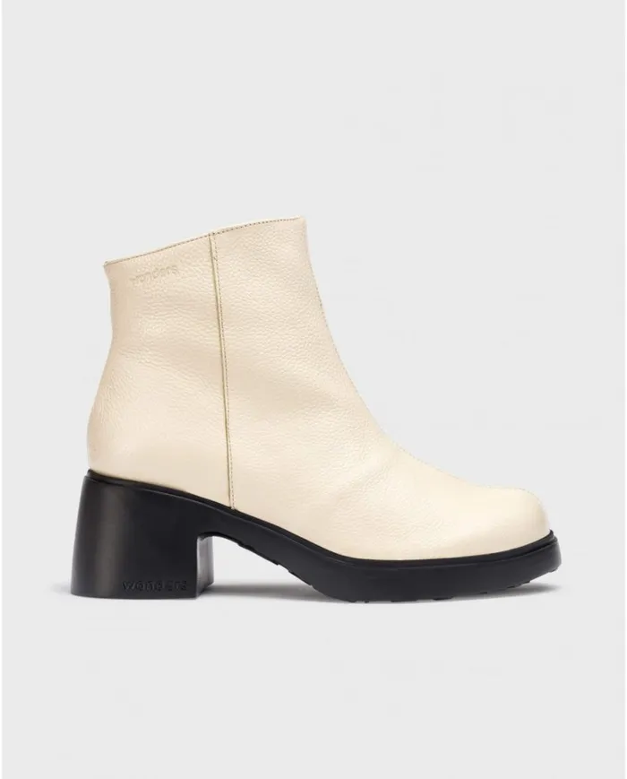 Women Cream RUBI Ankle Boot Wonders Ankle Boots