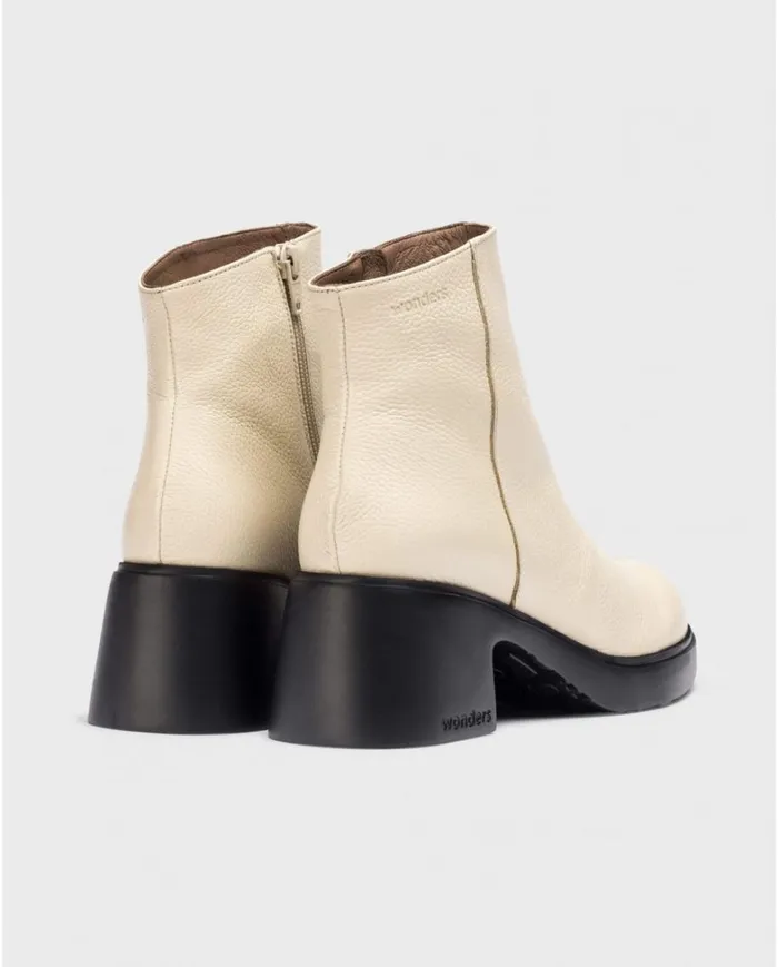 Women Cream RUBI Ankle Boot Wonders Ankle Boots