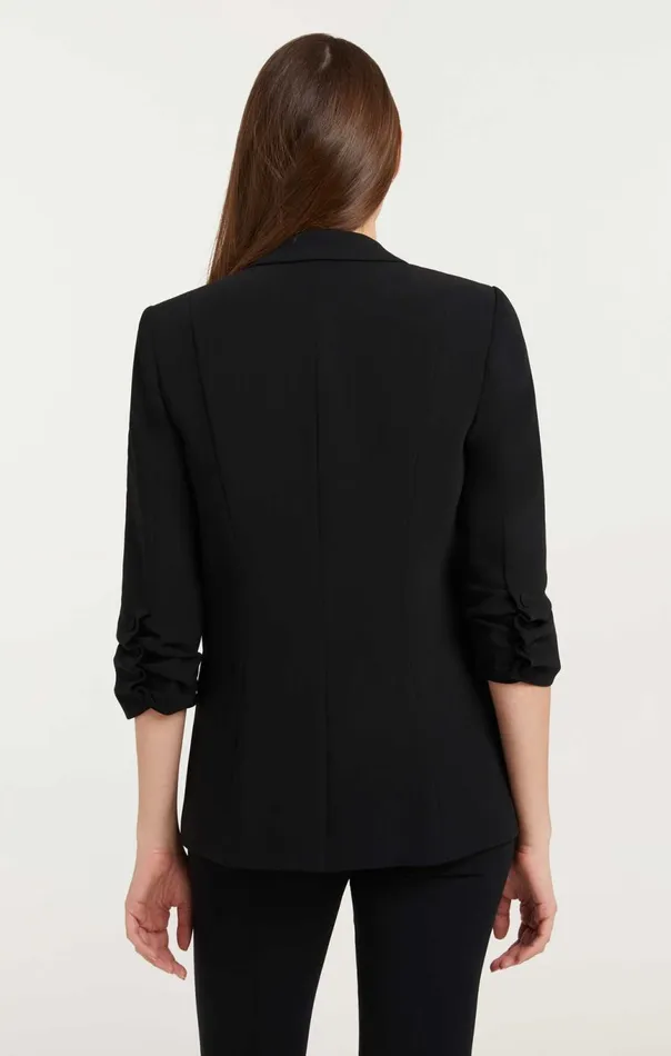 Women Crepe Khloe Blazer Black Cinq Sept Blazers