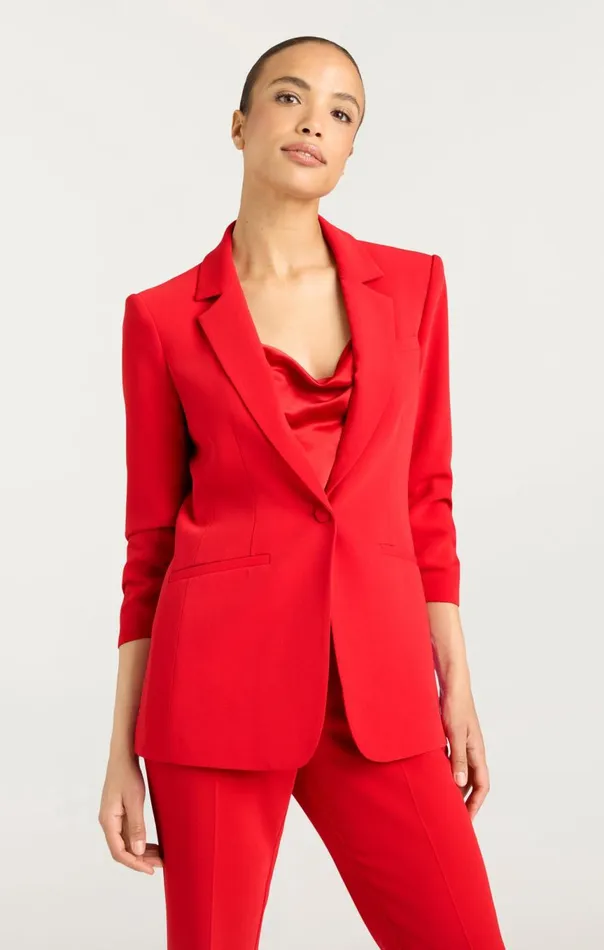 Women Crepe Khloe Blazer Candyapple Cinq Sept Blazers