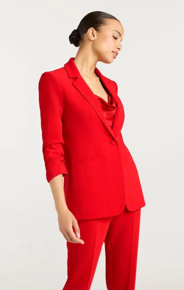 Women Crepe Khloe Blazer Candyapple Cinq Sept Blazers