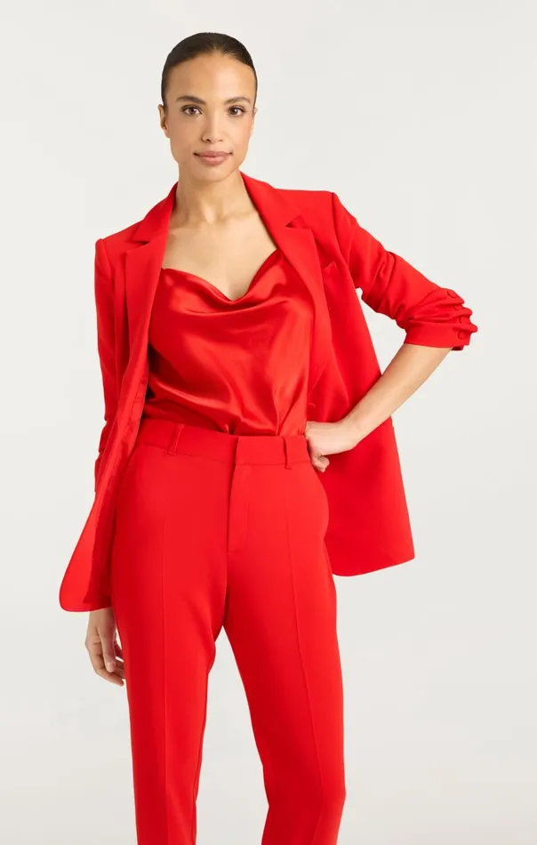 Women Crepe Khloe Blazer Candyapple Cinq Sept Blazers