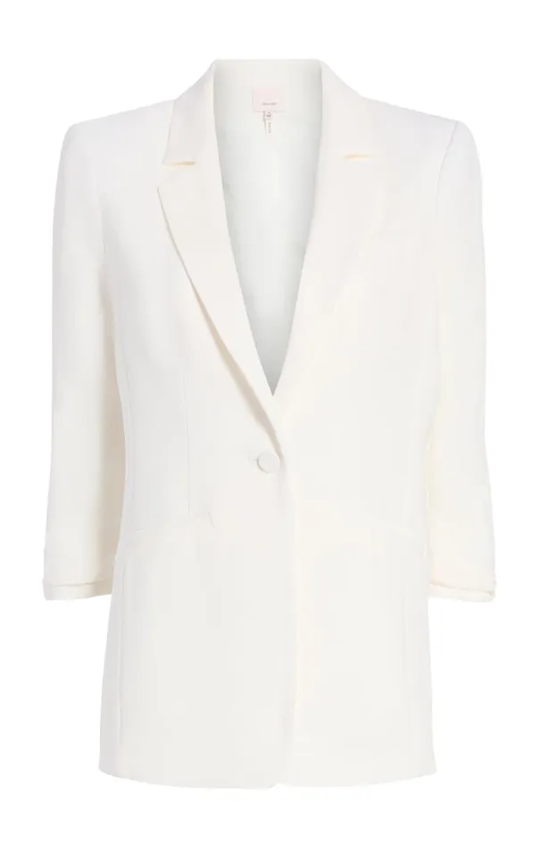 Women Crepe Khloe Blazer Ivory Cinq Sept Blazers