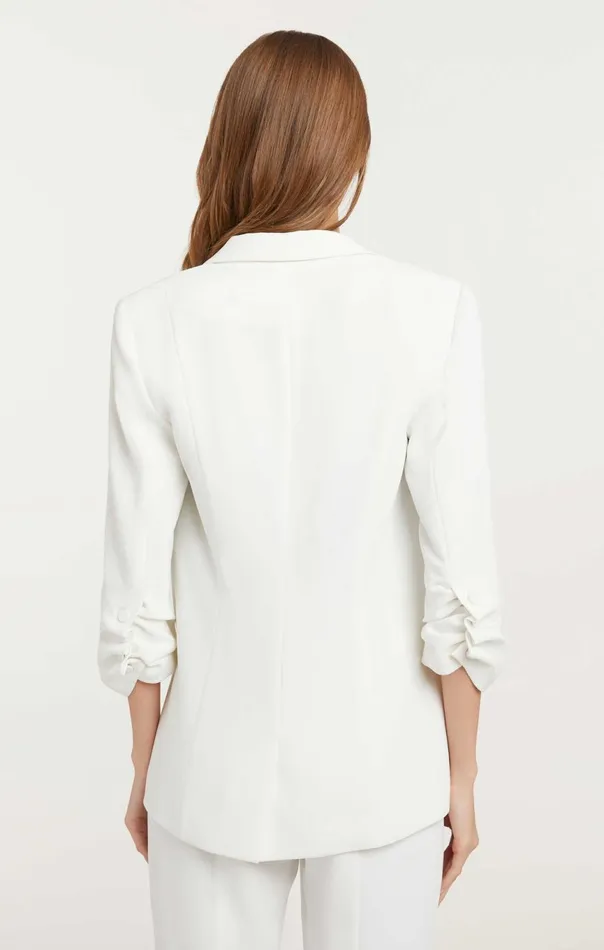 Women Crepe Khloe Blazer Ivory Cinq Sept Blazers