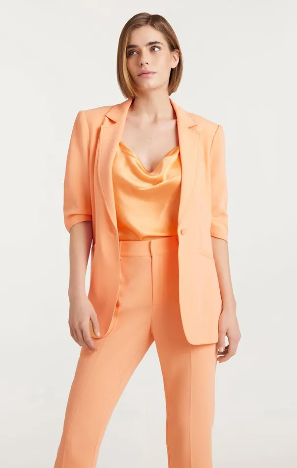 Women Crepe Khloe Blazer Marmalade Cinq Sept Blazers
