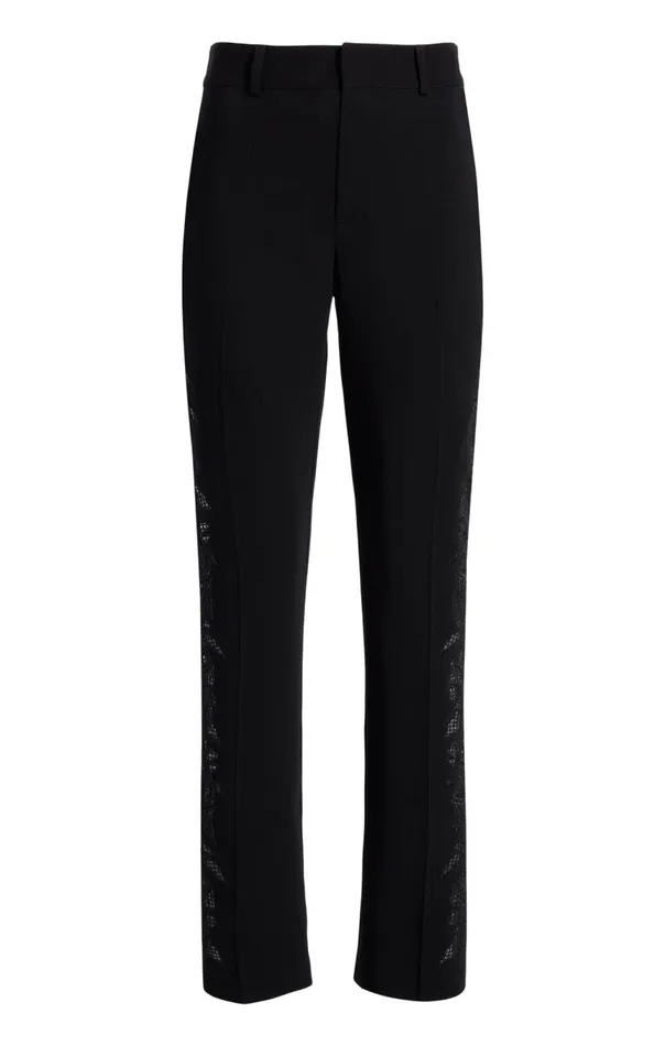 Women Cutout Paisley Embellished Kerry Pant Black Cinq Sept Pants