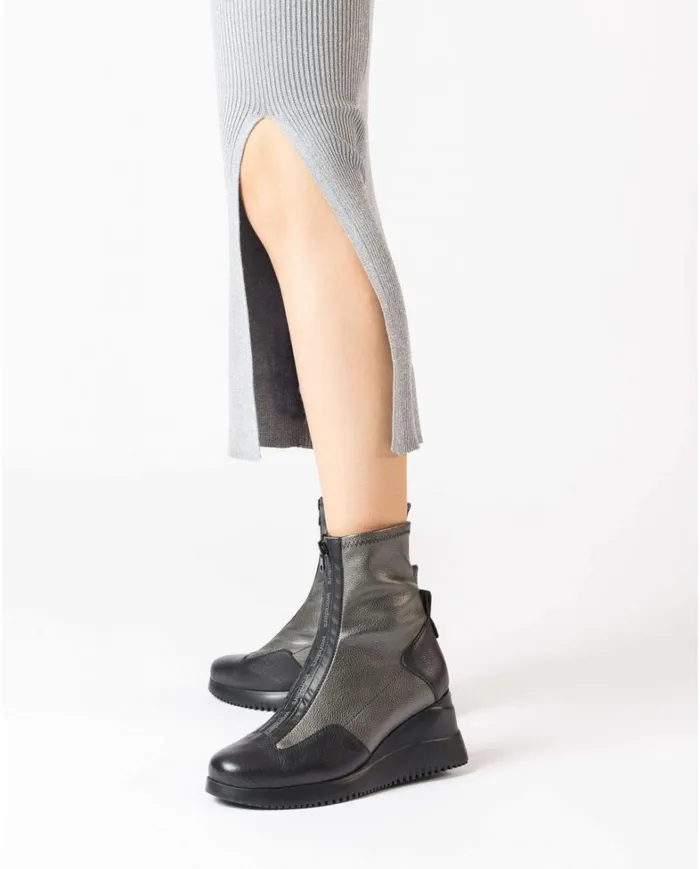 Women Dark Grey INDIA Ankle Boot Wonders Ankle Boots