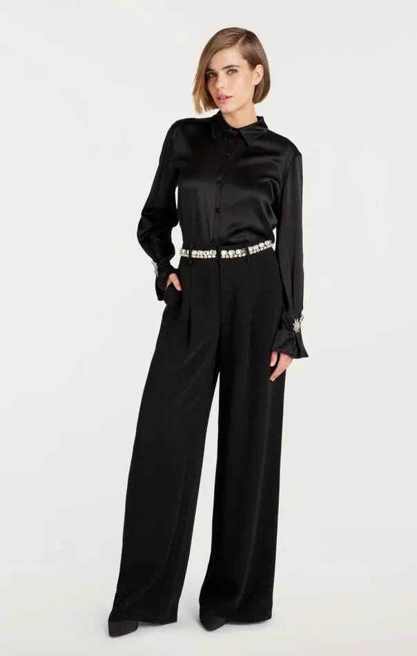 Women Demetria Top Black Cinq Sept Long Sleeve Tops
