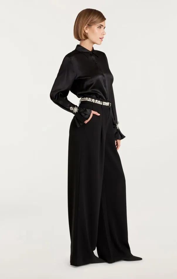 Women Demetria Top Black Cinq Sept Long Sleeve Tops