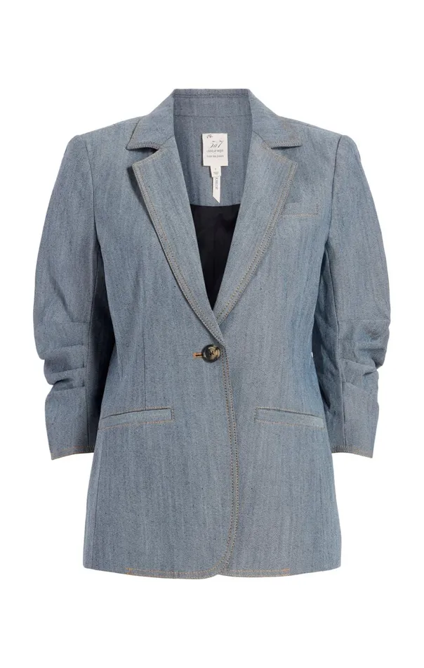 Women Denim Khloe Blazer Lightindigo Cinq Sept Denim