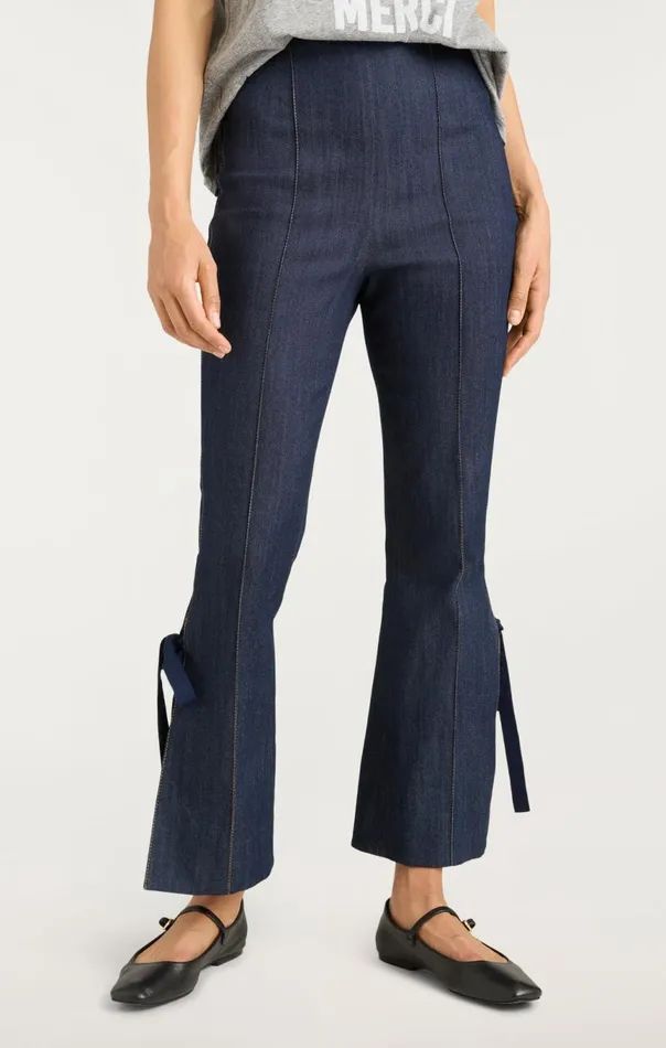 Women Denim Lou Pant Indigo Cinq Sept Denim