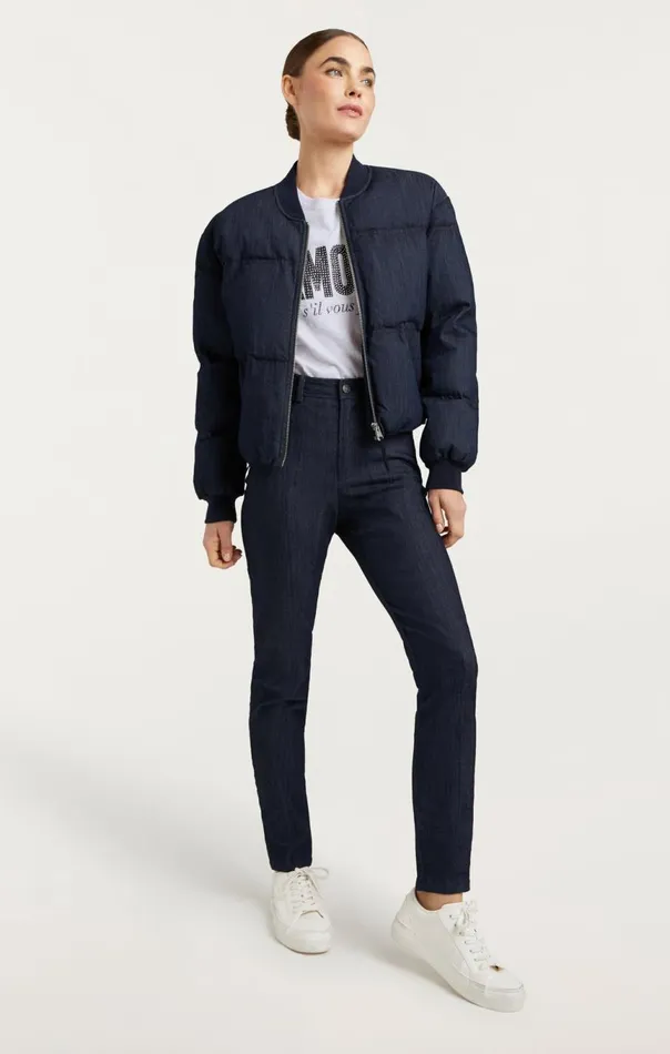 Women Denim Maris Puffer Indigo Cinq Sept Denim