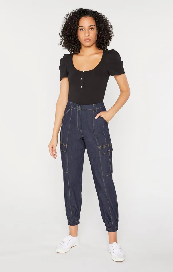 Women Denim Skinny Kelly Pant Indigo Cinq Sept Pants