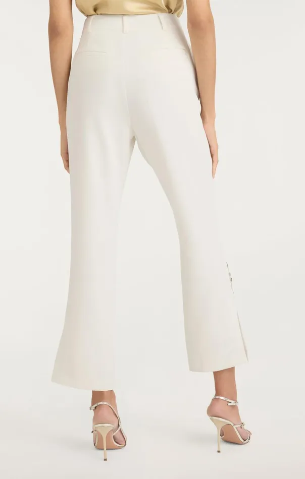 Women Diamond Daisies Cropped Kerry Pant Ivorysmoke Cinq Sept Pants