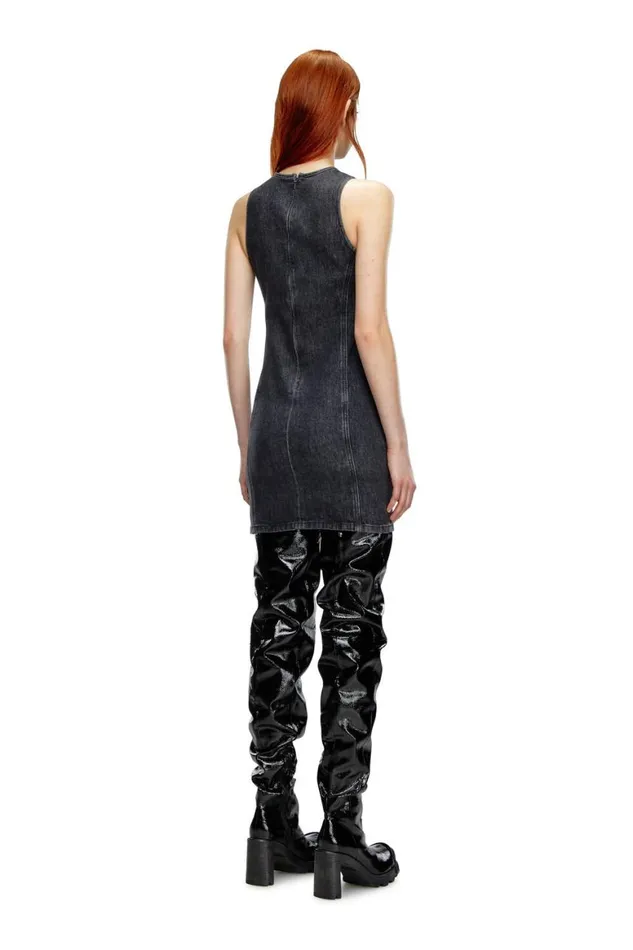 Women Diesel Dresses DEFERRIZFSD Black Women Diesel Dresses DEFERRIZFSD Black