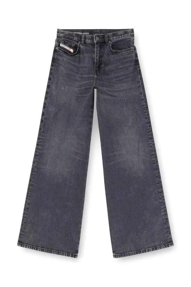 Women Diesel Jeans Flare Jeans 1978 DAkemi 0CLBG Blackdark Grey Women Diesel Jeans Flare Jeans 1978 DAkemi 0CLBG Blackdark Grey