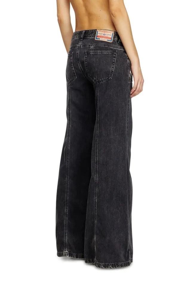 Women Diesel Jeans Flare Jeans DAkii 068HN Blackdark Grey Women Diesel Jeans Flare Jeans DAkii 068HN Blackdark Grey