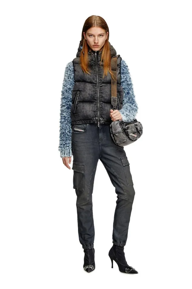 Women Diesel Jeans Regular 2051 DUrsy Joggjeans 09L13 Dark Blue