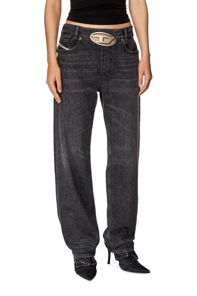 Women Diesel Jeans Regular Jeans 1988 DArk 0CKAH Blackdark Grey Women Diesel Jeans Regular Jeans 1988 DArk 0CKAH Blackdark Grey