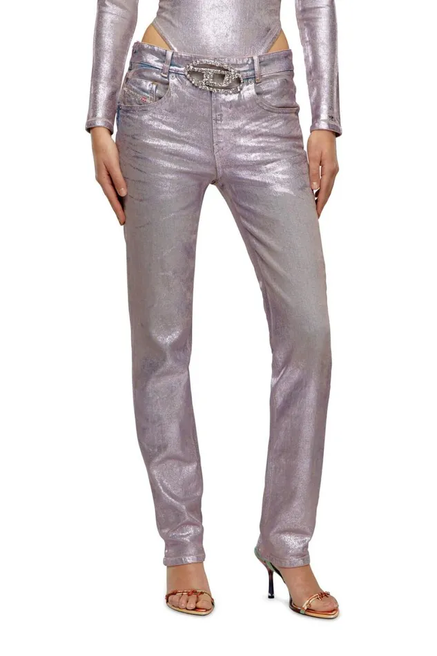 Women Diesel Jeans Regular Jeans 1989 DMine 0PGAP Pink Women Diesel Jeans Regular Jeans 1989 DMine 0PGAP Pink