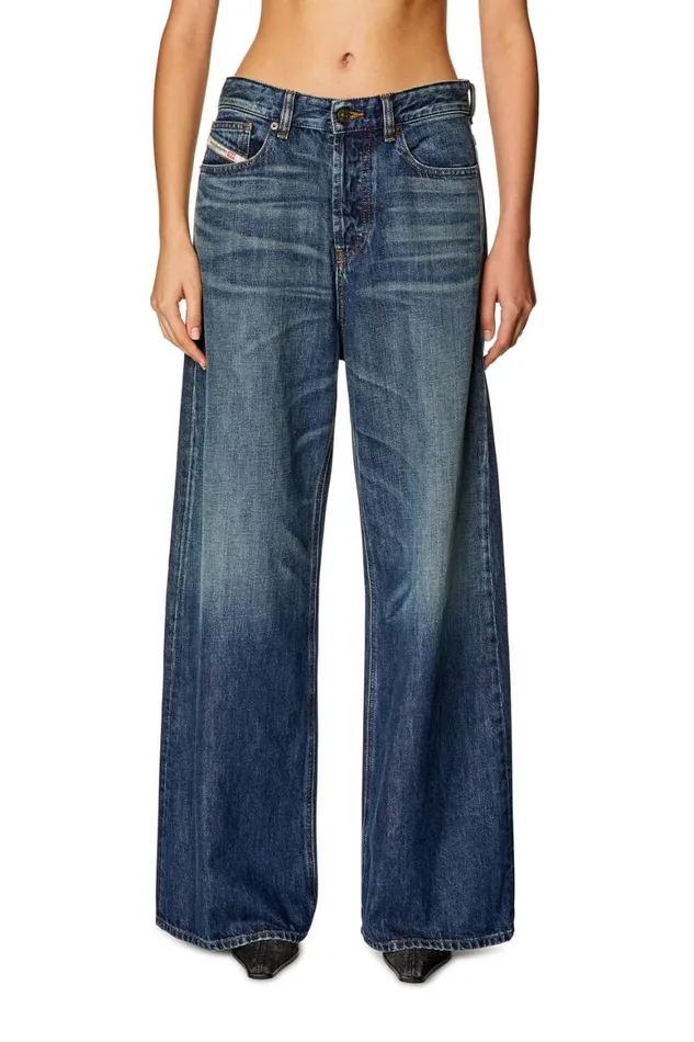 Women Diesel Jeans Relaxed Jeans 1996 DSire 09H59 Dark Blue Women Diesel Jeans Relaxed Jeans 1996 DSire 09H59 Dark Blue